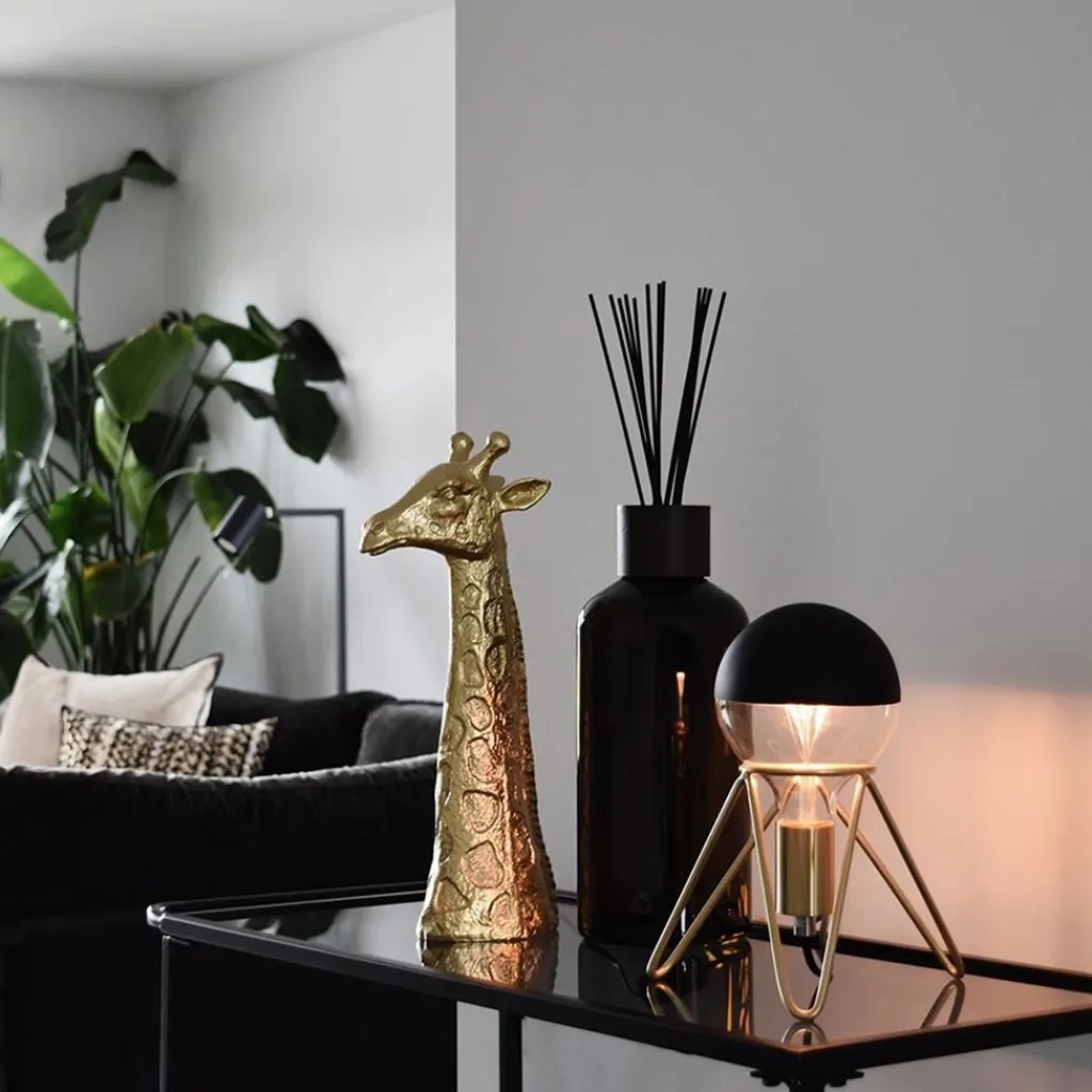 Straluma Calex tafelarmatuur driepoot goud E27> Tafellampen|Calex