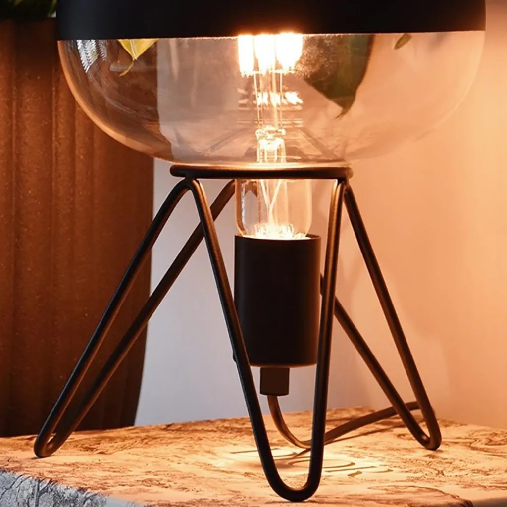 Straluma Calex tafelarmatuur driepoot zwart E27> Tafellampen|Calex