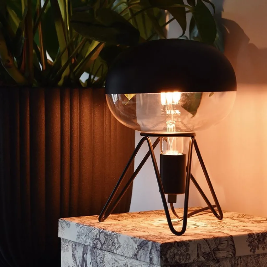 Straluma Calex tafelarmatuur driepoot zwart E27> Tafellampen|Calex