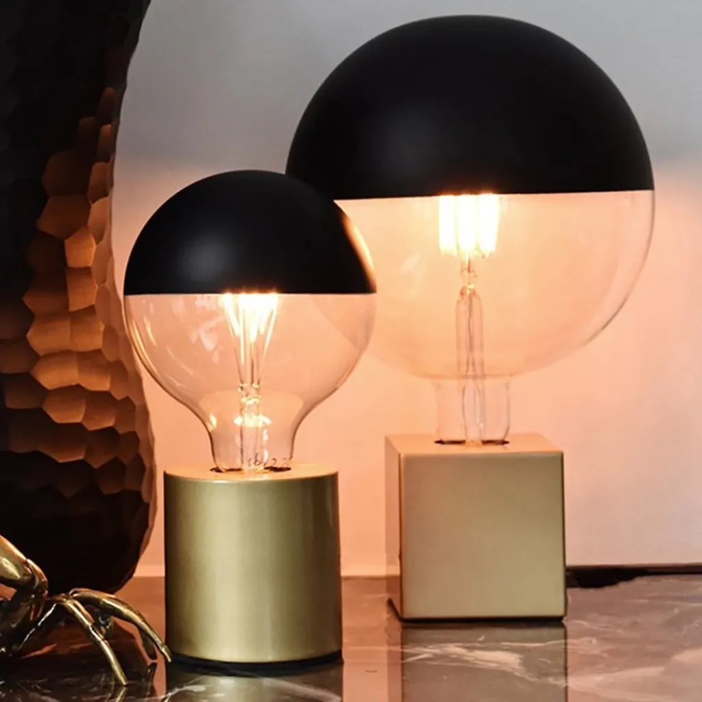 Straluma Calex tafelarmatuur kubus goud> Tafellampen|Calex