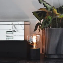 Straluma Calex tafelarmatuur rond zwart></noscript> Calex|Woonkamerlampen