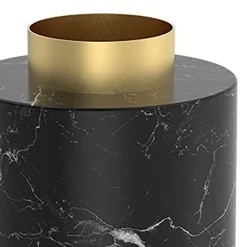 Straluma Calex tafelarmatuur rond marmer/goud><noscript><img width=