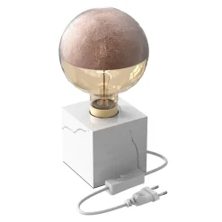 Straluma Calex tafelarmatuur wit/marmer> Tafellampen|Calex