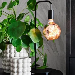 Straluma Calex tafellamp U-Line mat zwart exclusief lichtbron></noscript> Tafellampen|Calex