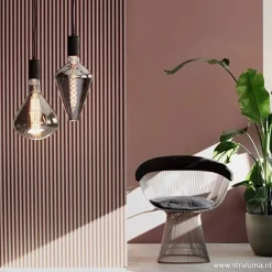 Straluma Calex XXL Vienna LED lamp Titanium E27 6W><noscript><img width=