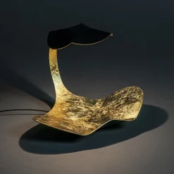 Straluma Chique design tafellamp LED zwart met goldleaf><noscript><img width=