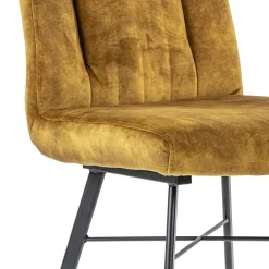 Straluma Chique eetkamerstoel velours goud><noscript><img width=