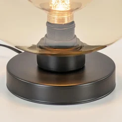 Straluma Chique tafellamp amber glazen bol 30 cm><noscript><img width=