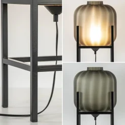 Straluma Chique tafellamp frame met mat zwart glas><noscript><img width=