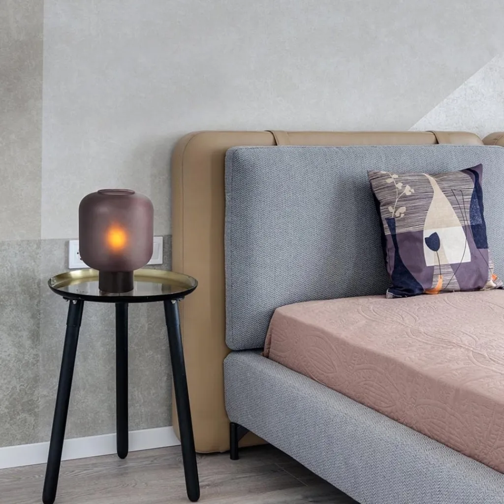 Straluma Chique tafellamp zwart met mat zwart glas> Tafellampen|Design Verlichting