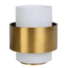 Straluma Cilinder tafellamp mat goud mat opaal glas> Tafellampen|Klassieke Verlichting