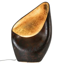 Straluma Decoratieve tafellamp corten brown met goldleaf> Tafellampen|Decoratieve Verlichting