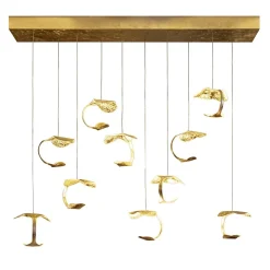 Straluma Design eettafelhanglamp 10-lichts goldleaf> Hanglampen|Eettafellampen