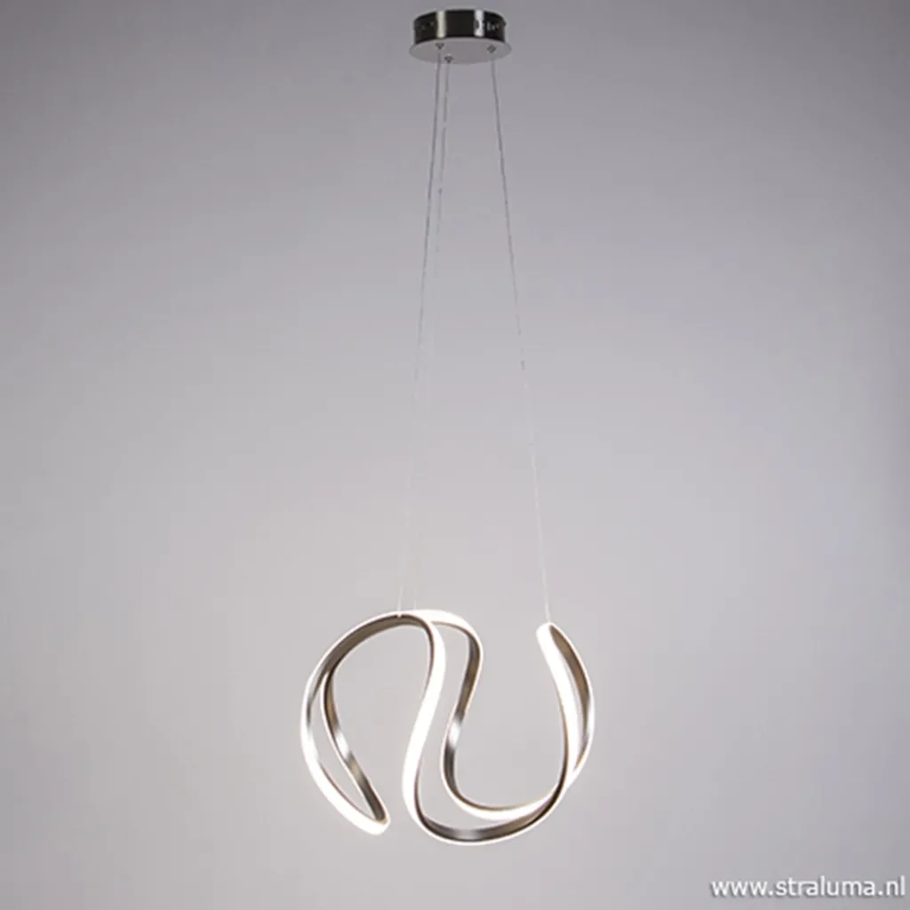 Straluma Design hanglamp LED staal> Hanglampen|Eettafellampen