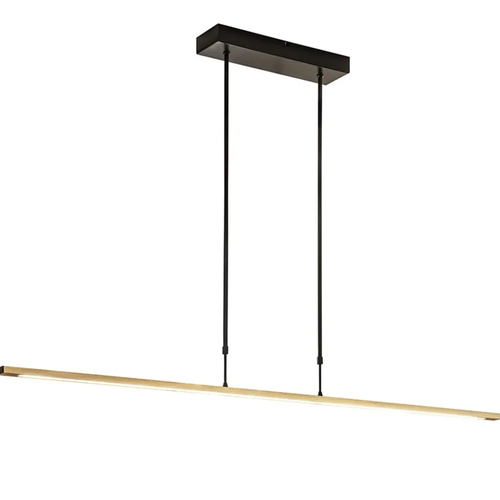 Straluma Design LED hanglamp aluminium mat zwart/mat goud> Hanglampen|Eettafellampen