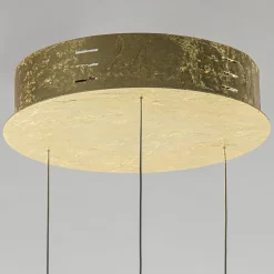 Straluma Design LED hanglamp 3-lichts rond goldleaf></noscript> Hanglampen|LED Hanglampen