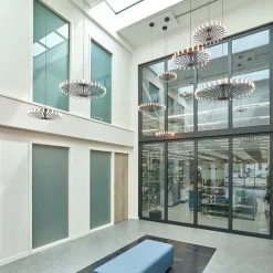 Straluma Design LED hanglamp Wheel zwart 75 cm></noscript> Hanglampen|Eettafellampen