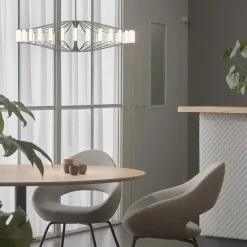 Straluma Design LED hanglamp Wheel zwart 75 cm></noscript> Hanglampen|Eettafellampen