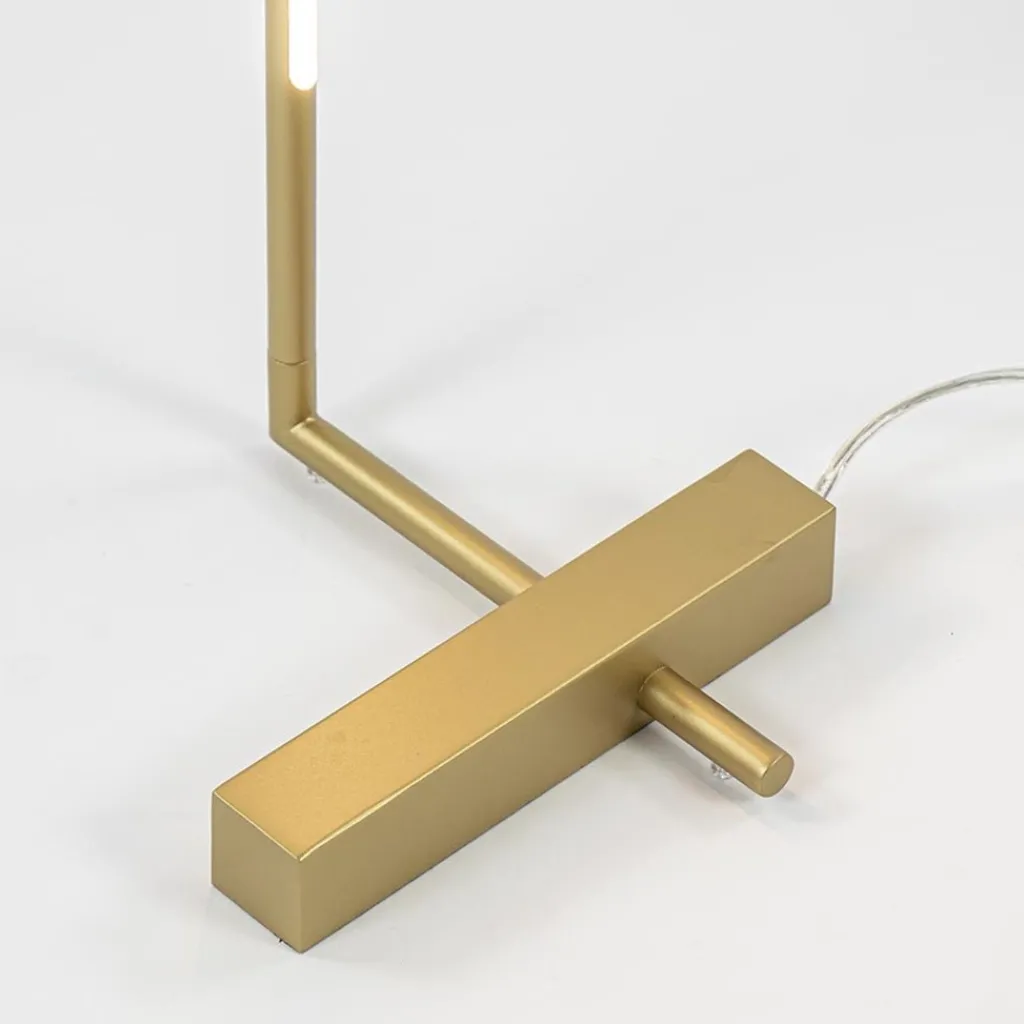 Straluma Design LED vloerlamp goud verstelbaar> Vloerlampen|LED Vloerlampen