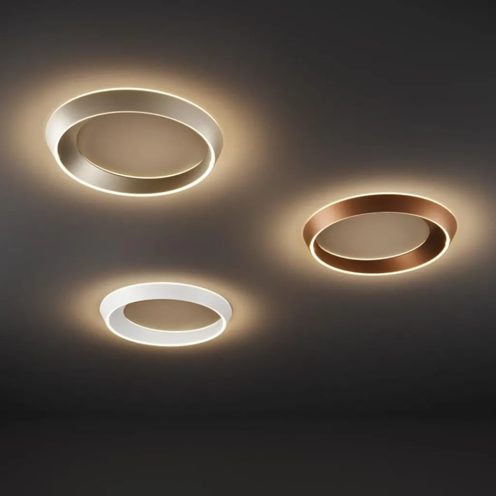 Straluma Design plafondlamp Tidal champagne> Plafondlampen|LED Plafondlampen