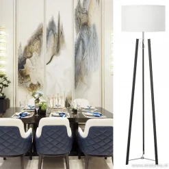 Straluma Design staande lamp zwart staal dimbaar></noscript> Woonkamerlampen|Slaapkamerlampen