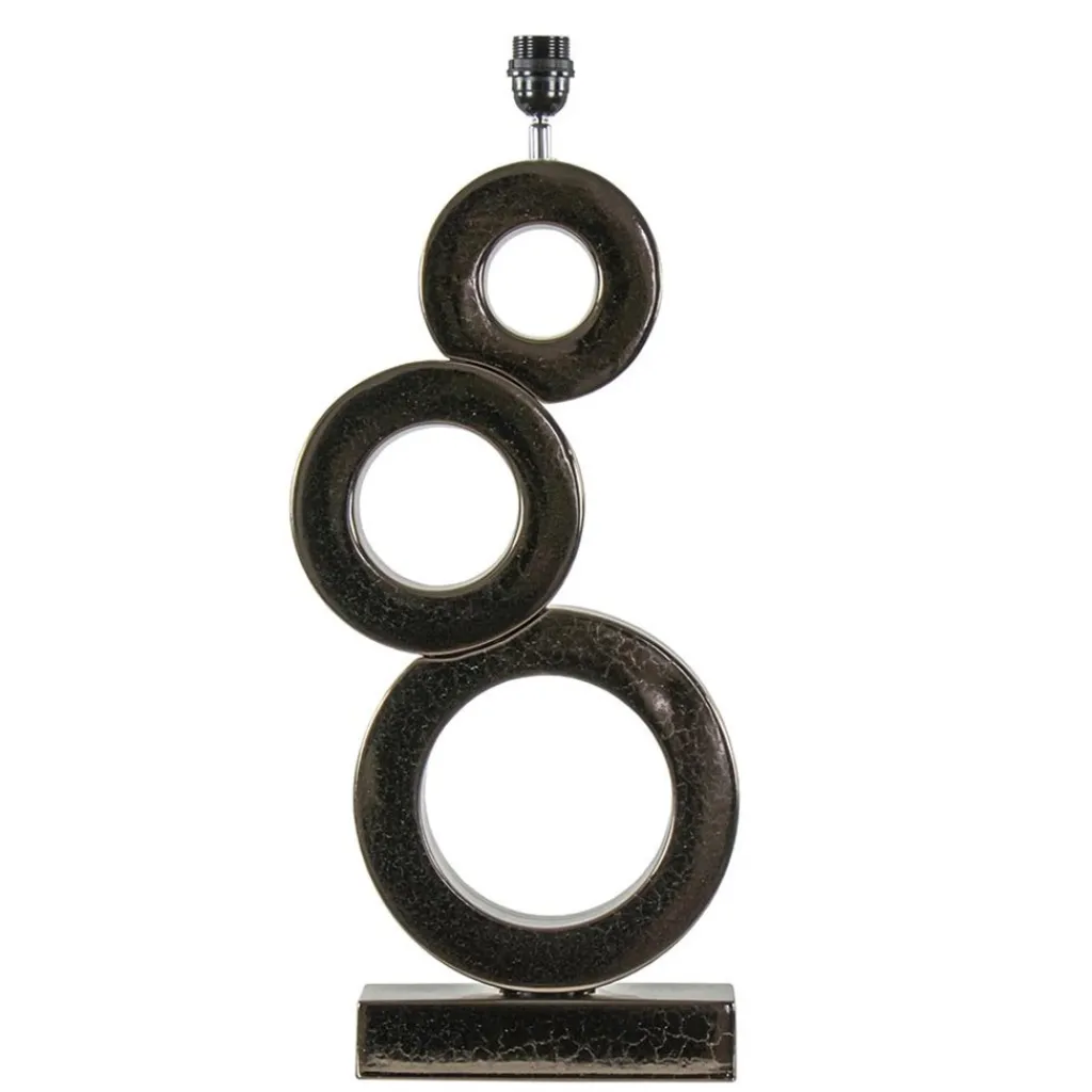 Straluma Design tafellamp Circles brons exclusief kap> Tafellampen|Lampenvoeten