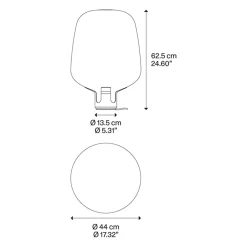 Straluma Design tafellamp Flar large terra/turqoise></noscript> Tafellampen|Design Verlichting