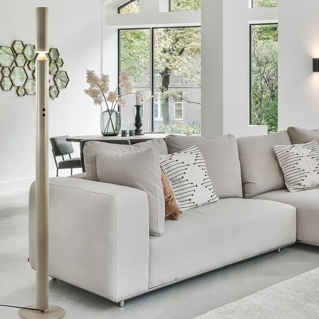 Straluma Design vloerlamp beige up+down> Vloerlampen|Design Verlichting