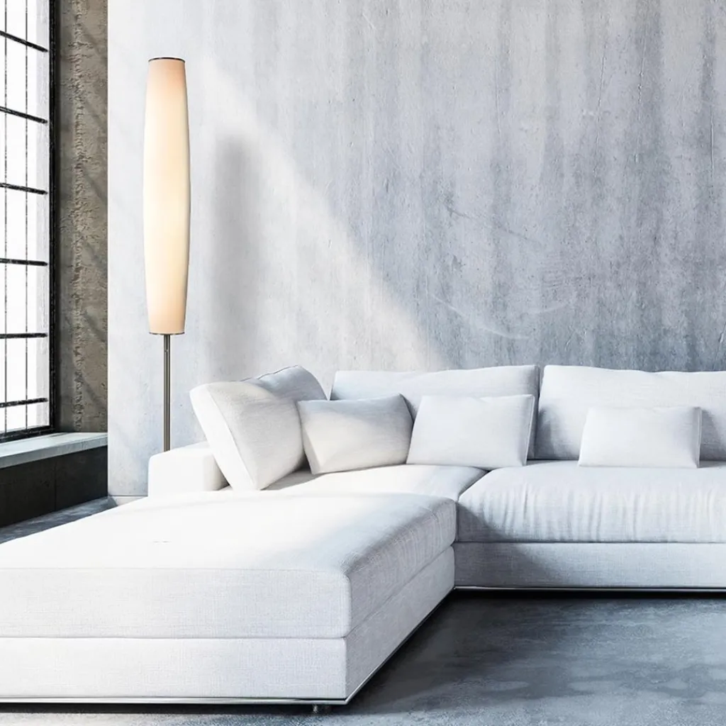 Straluma Design vloerlamp cilinder opaal glas met dimbaar LED> Vloerlampen|Halverlichting