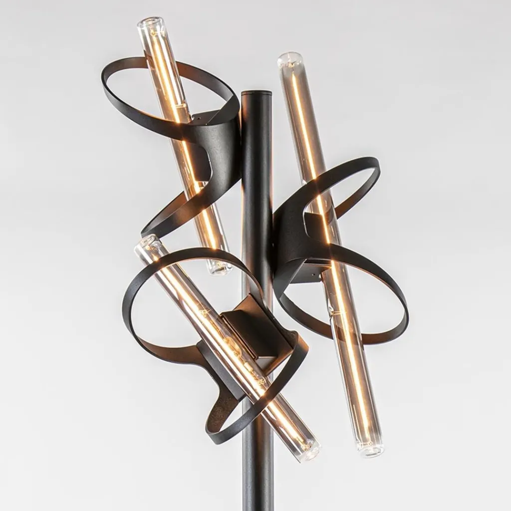 Straluma Design vloerlamp mat zwart metaal inclusief LED> Vloerlampen|LED Vloerlampen