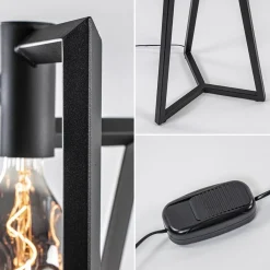 Straluma Design vloerlamp Taranto zwart metaal dimbaar><noscript><img width=