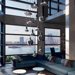 Straluma Diesel Living with Lodes hanglamp Flask A metallic black></noscript> Pendel Lampen|Keukenverlichting