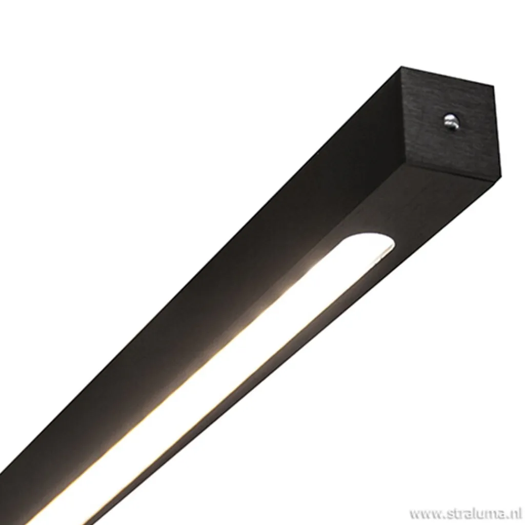 Straluma Dim to warm LED hanglamp-balk zwart> Eettafellampen|Keukenverlichting