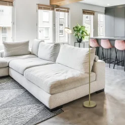 Straluma Dimbare LED leeslamp messing op accu oplaadbaar></noscript> Vloerlampen|Leeslampen