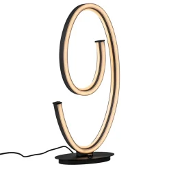 Straluma Dimbare LED tafellamp mat zwart ovaal></noscript> Tafellampen|LED Tafellampen