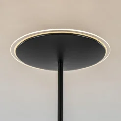 Straluma Dimbare LED uplighter vloerlamp mat zwart></noscript> Vloerlampen|Uplighters