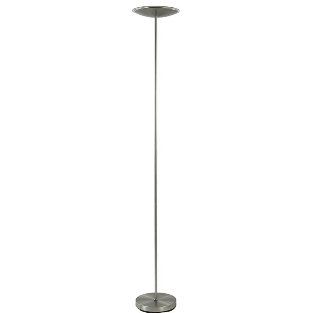 Straluma Dimbare LED uplighter vloerlamp nikkel> Vloerlampen|Uplighters