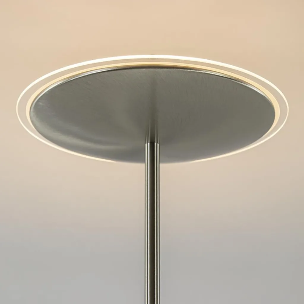Straluma Dimbare LED uplighter vloerlamp nikkel> Vloerlampen|Uplighters