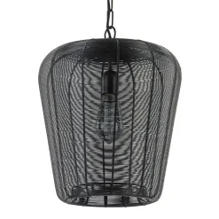 Straluma Draad hanglamp Adeta mat zwart Ø31 cm> Hanglampen|Draadlampen