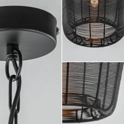 Straluma Draad hanglamp Adeta mat zwart Ø31 cm><noscript><img width=