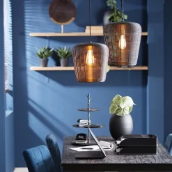 Straluma Draad hanglamp Adeta mat zwart Ø31 cm><noscript><img width=