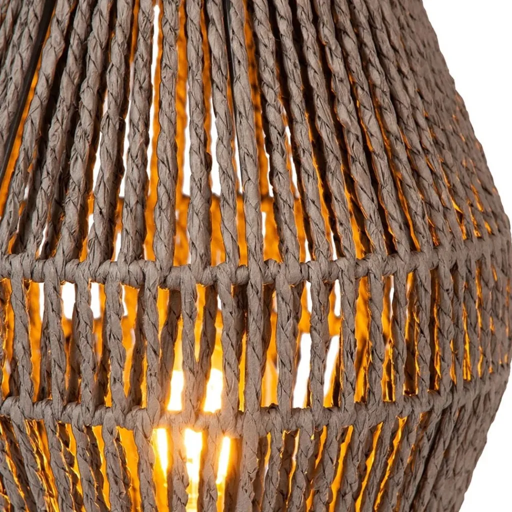 Straluma Draad tafellamp hoogwaardig papier grijs> Tafellampen|Draadlampen