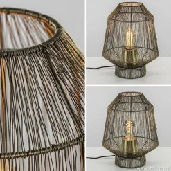 Straluma Draad tafellamp Vitora antiek brons></noscript> Draadlampen|Light and Living