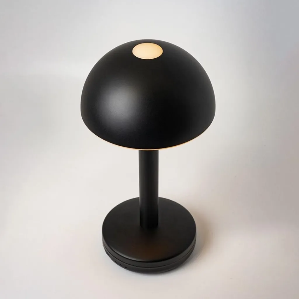 Straluma Draadloze LED tafellamp zwart oplaadbaar> Tafellampen|Buitenlampen