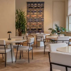 Straluma Draadloze LED tafellamp zwart oplaadbaar><noscript><img width=