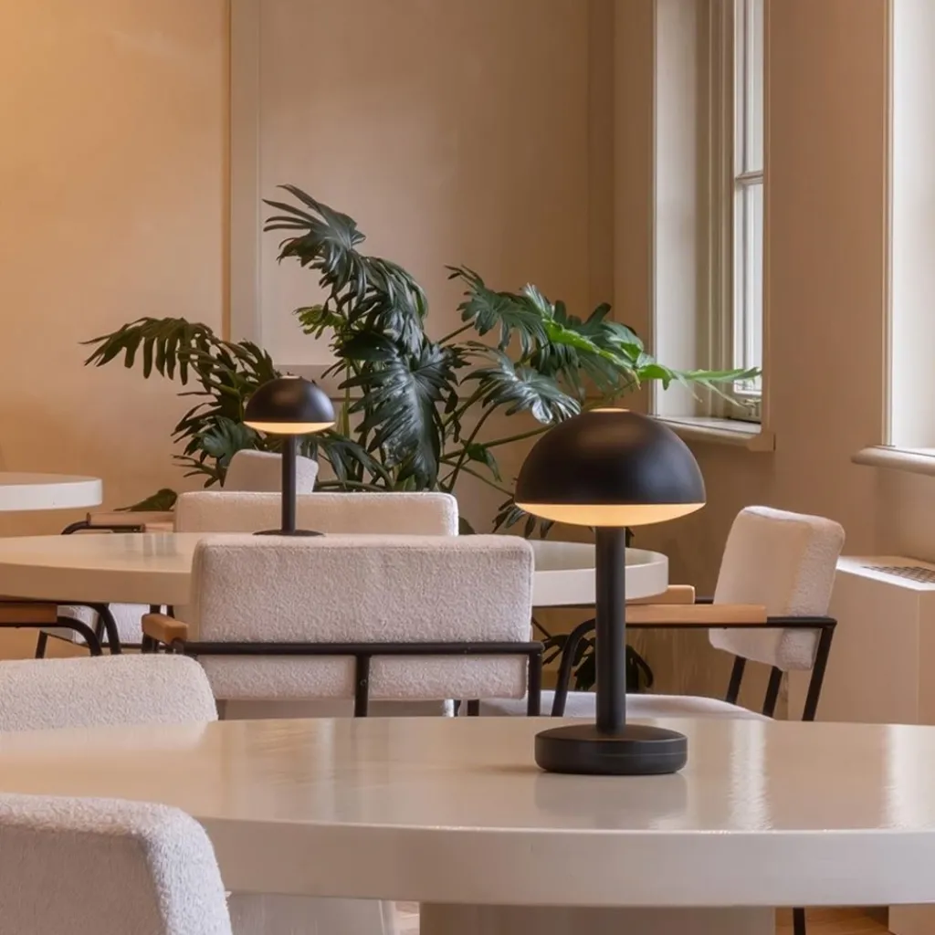 Straluma Draadloze LED tafellamp zwart oplaadbaar> Tafellampen|Buitenlampen