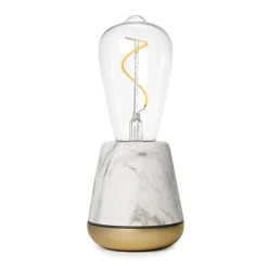 Straluma Draadloze tafellamp wit marmer met heldere lichtbron dimbaar> Tafellampen|Keukenverlichting