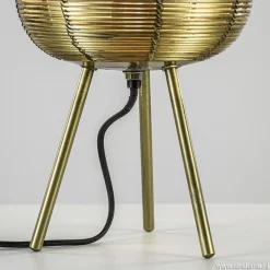 Straluma Driepoot tafellamp antiek brons Light & Living><noscript><img width=