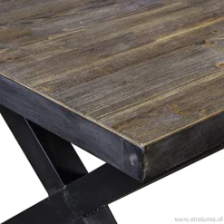 Straluma Eettafel Light & Living zink/hout><noscript><img width=
