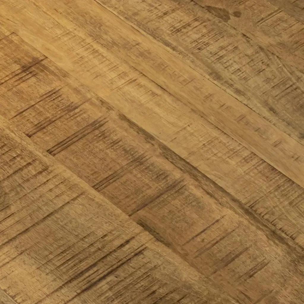 Straluma Eettafel mangohout met zwarte poot 240x90 cm> Eettafels